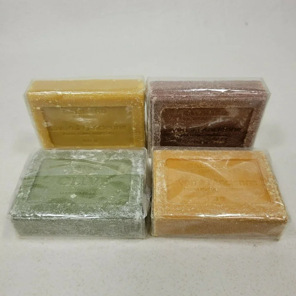 Galimard Grasse Bar Soap Set of 4 Orange Citron Vanilla Olive 100g France
